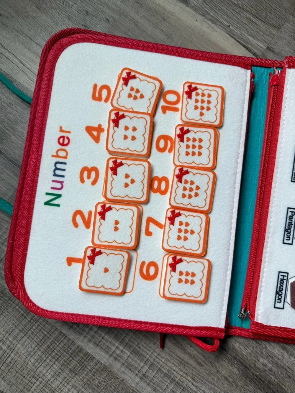 Kids Montessori Sensory Busy Book